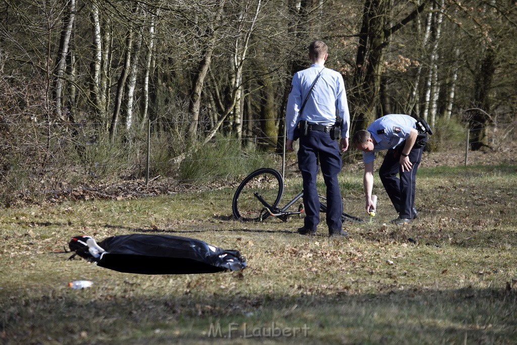 Schwerer VU Krad Fahrrad Koeln Porz Alte Koelnerstr P082.JPG - Miklos Laubert